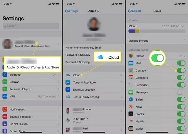 Exporter les contacts de l'iPhone vers vCard