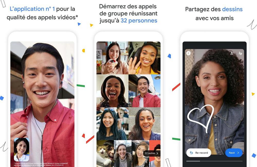 Google Meet - la meilleure application de visioconférence
