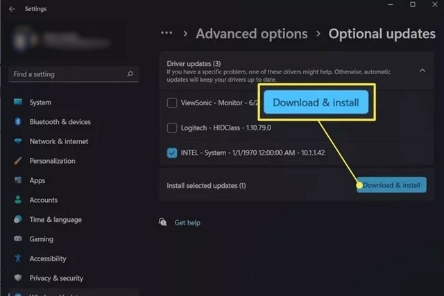 Installer les pilotes USB sur Windows 11