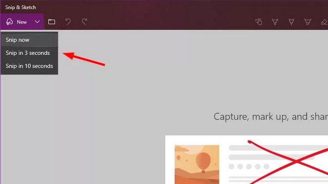 prendre une capture écran avec Windows 10