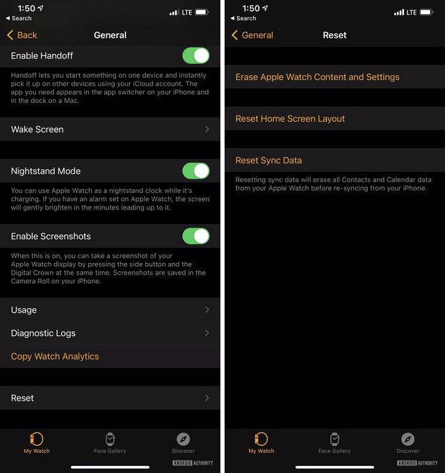 Réinitialiser votre Apple Watch avec un iPhone