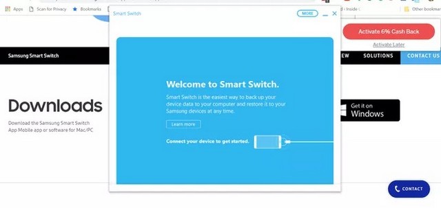 Smart Switch - Comment transférer des applications