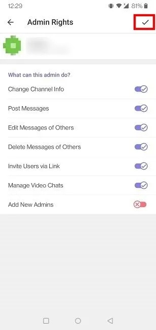 gérer un canal Telegram