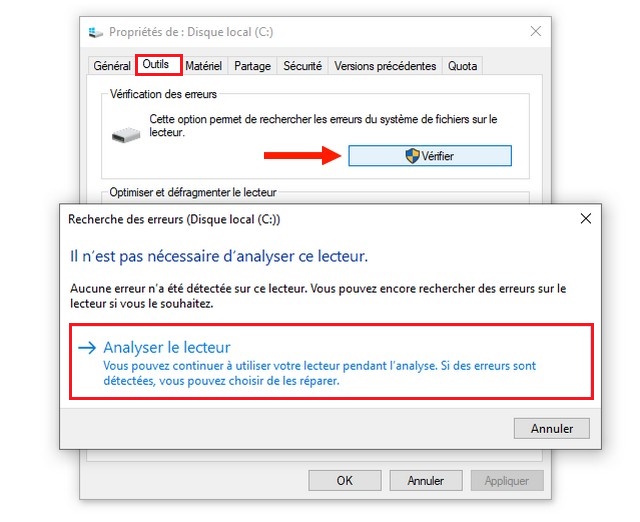 Analyser et nettoyer son disque dur