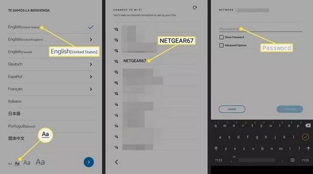 Choisissez votre réseau Wi-Fi