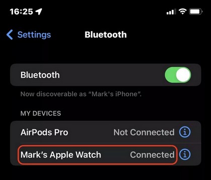 Connecter ou déconnecter WhatsApp à Apple Watch