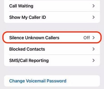 Disable unknown callers