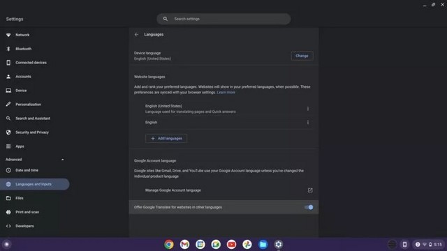 Sélectionner Langues