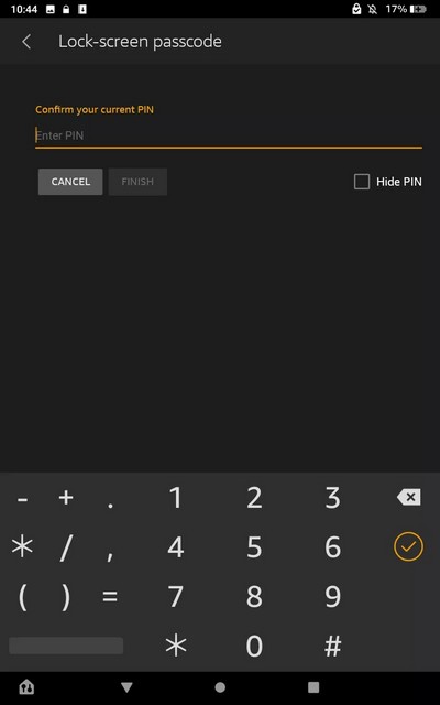 Activer l'écran de verrouillage sur Amazon Fire