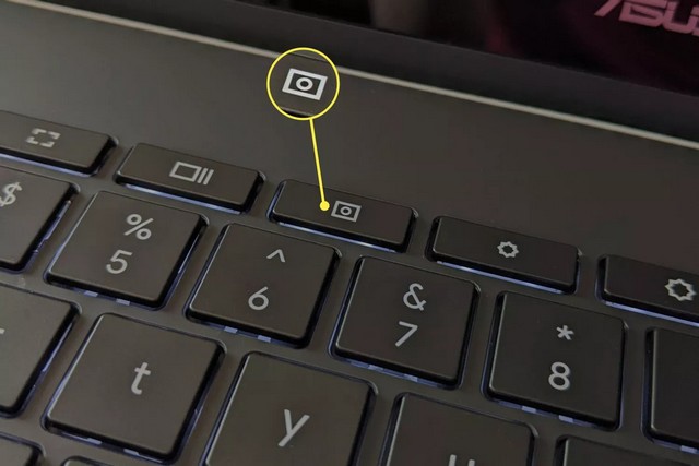 Appuyer sur la touche Capture d'écran