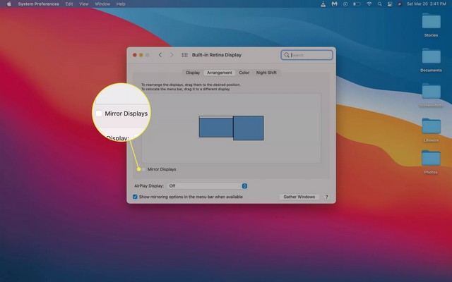 Configurer deux écrans sur Mac
