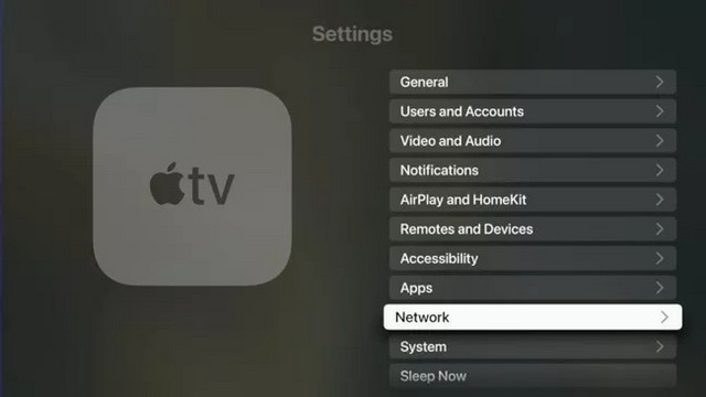 Connecter une Apple TV au Wi-Fi