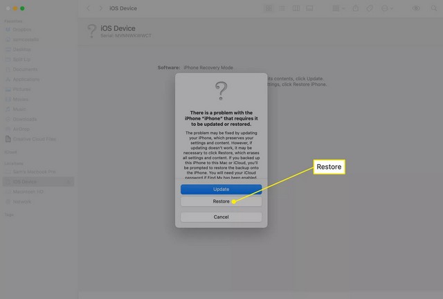Déverrouiller un iPhone sans le Code