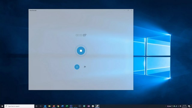 Enregistrer audio sur Windows 10
