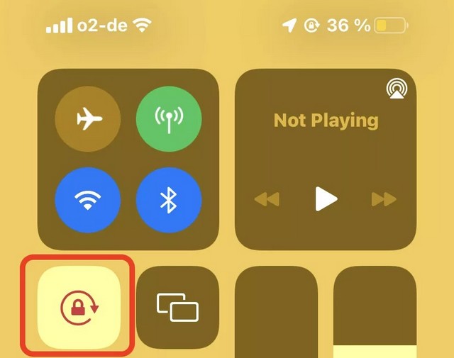 Ouvrir le Centre de contrôle