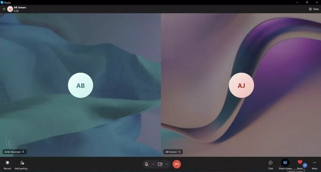 Partager l'écran sur l'application de bureau Skype