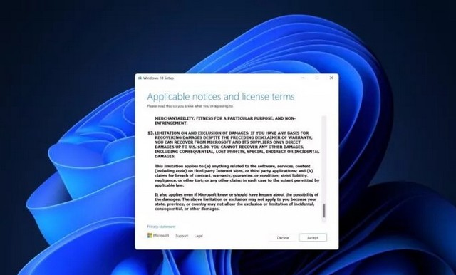 Comment rétrograder Windows 11