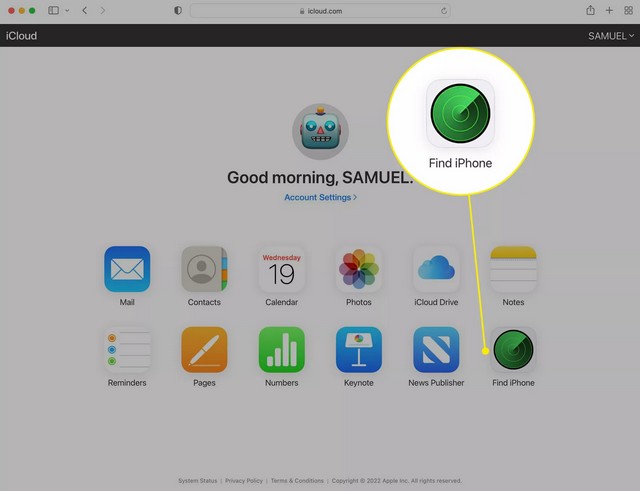 Rechercher un iPhone