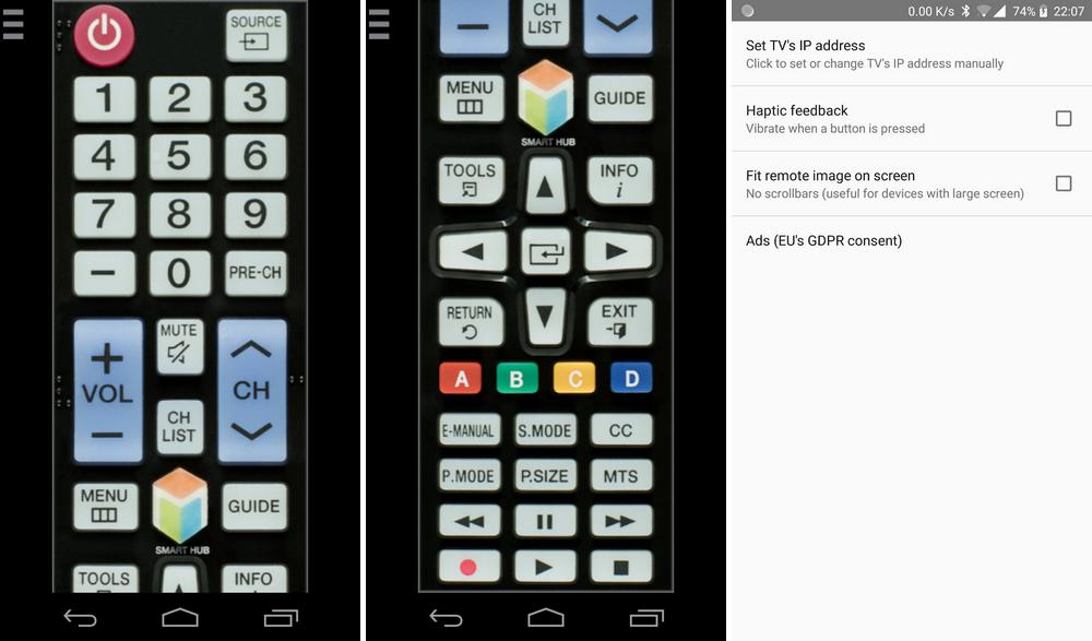 TV Remote for Samsung TV