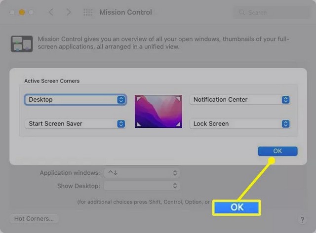 Utiliser les coins actifs sur Mac