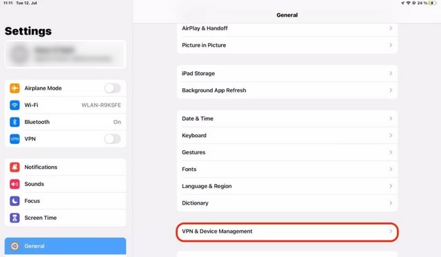 VPN et gestion des appareils