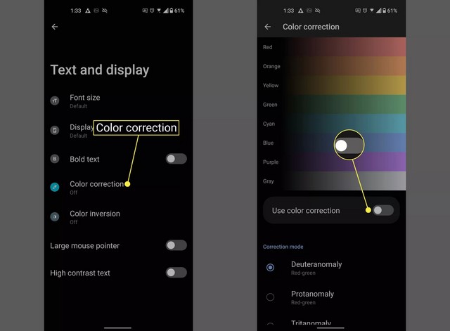 Changer la couleur des bulles de texte sur Android