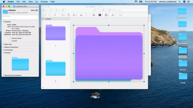 Changer la couleur des dossiers Mac