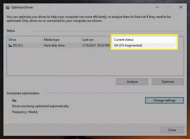 Comment défragmenter le disque dur