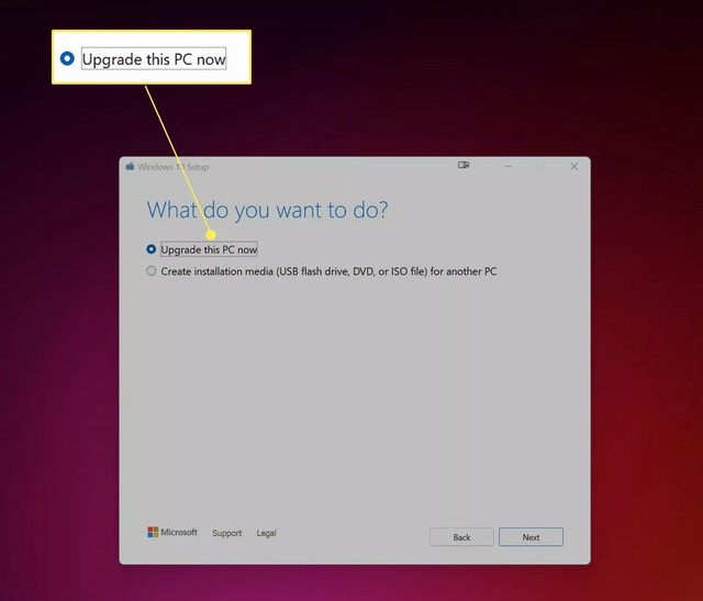 Comment rétrograder Windows 11