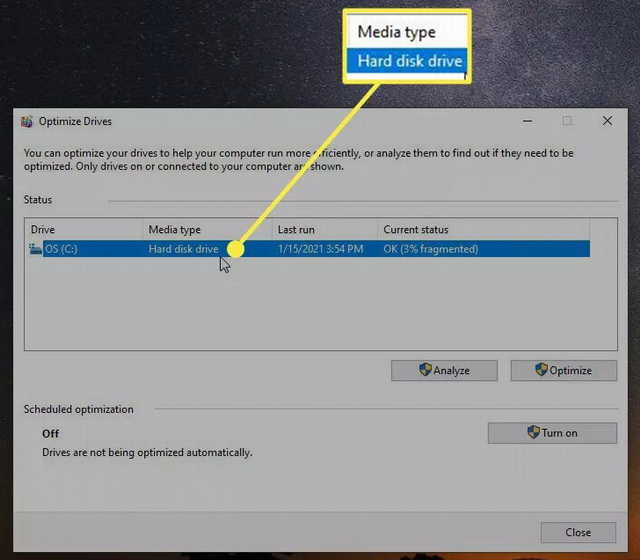 Comment savoir si vous avez un SSD ou un HDD