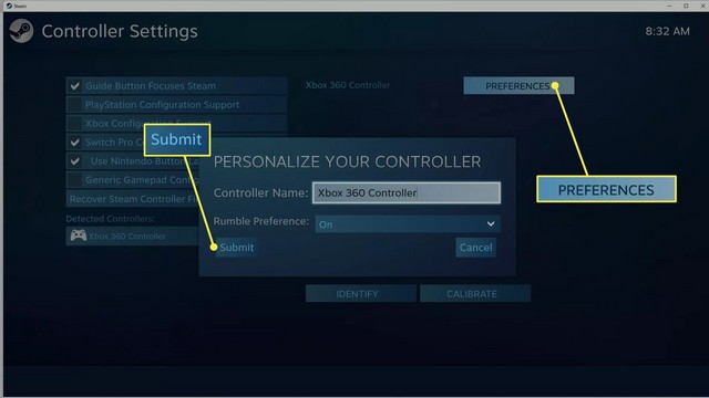 Configurer une manette Switch Pro sur Steam