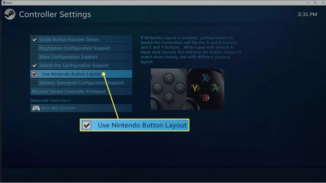 Connecter manette Nintendo Switch Pro sur PC