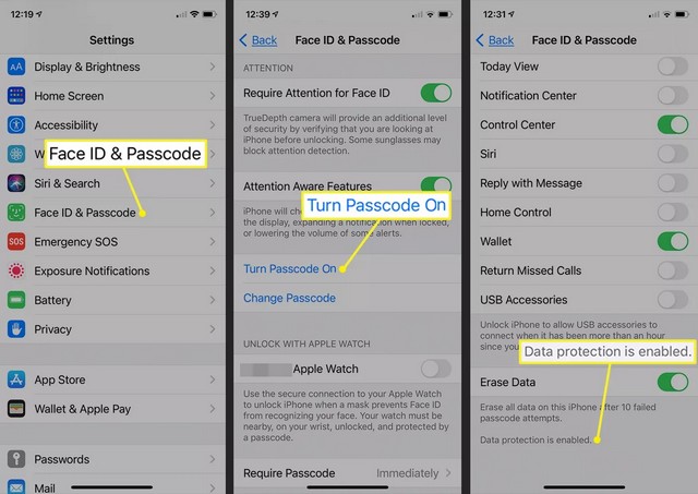 Crypter les données de son iPhone