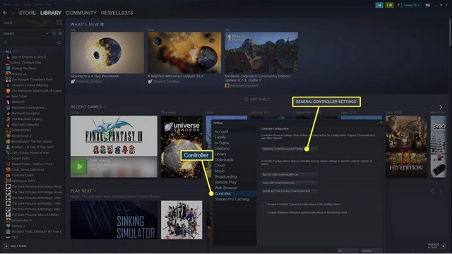 General Controller Settings