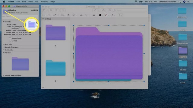Personnaliser la couleur des dossiers sur Mac