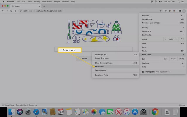 Sélectionner Extensions