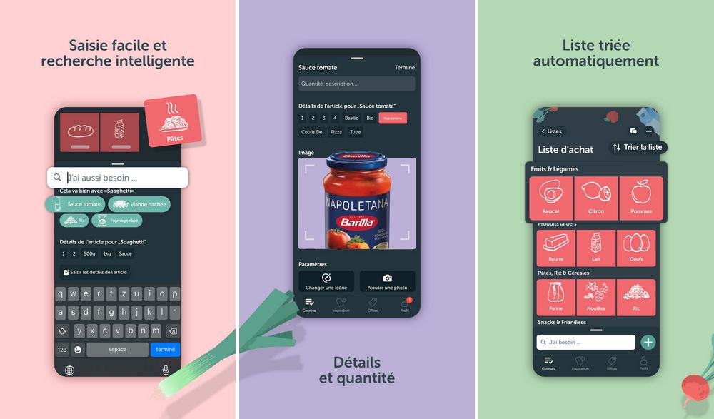 Bring - Application de liste de courses