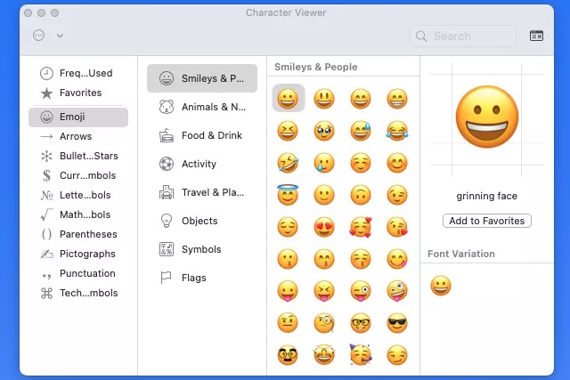 Comment ouvrir le clavier Emoji sur Mac