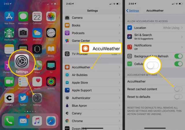 Comment vider le cache d'une application sur iPhone