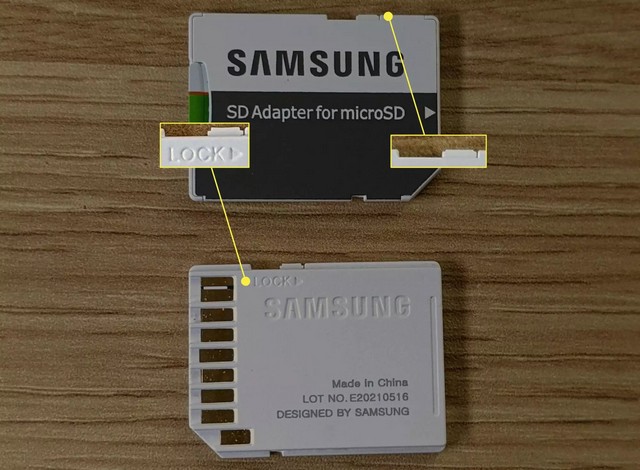 Désactiver la protection en écriture d'une carte Micro SD