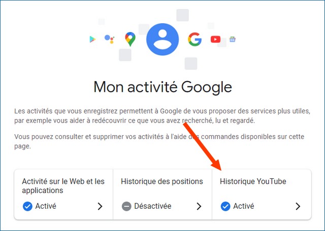 Historique YouTube