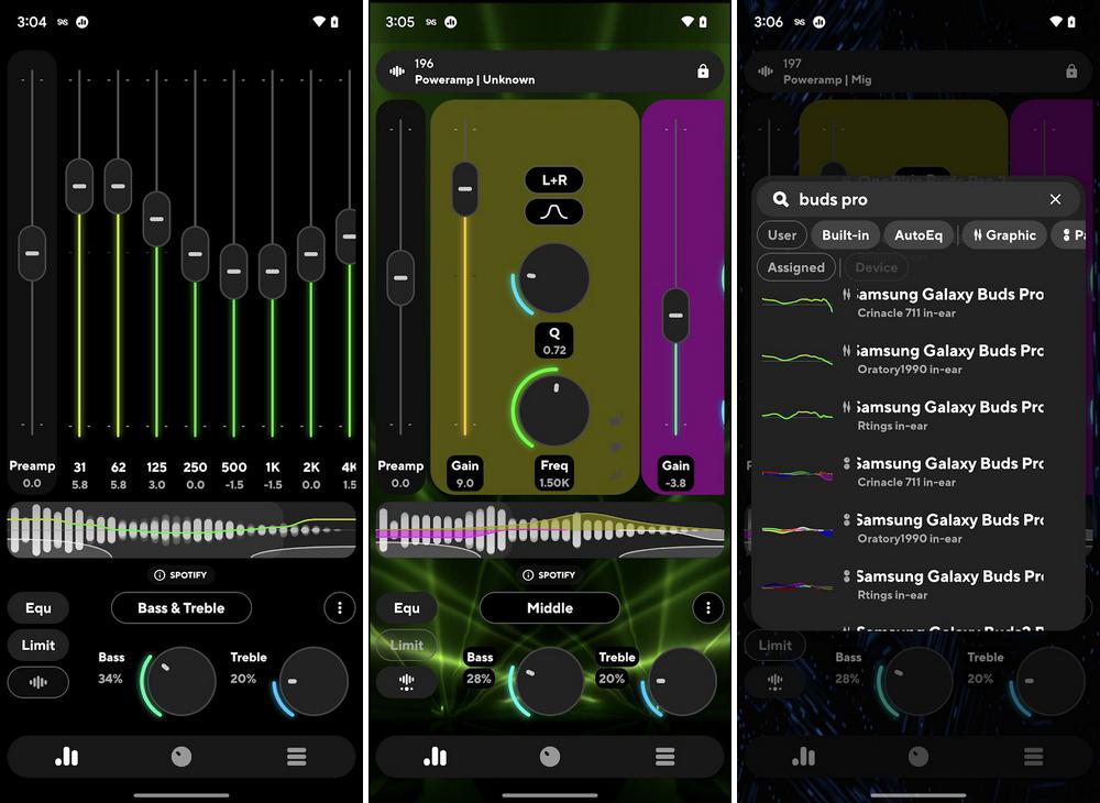 Poweramp Equalizer - meilleur égaliseur audio pour Android