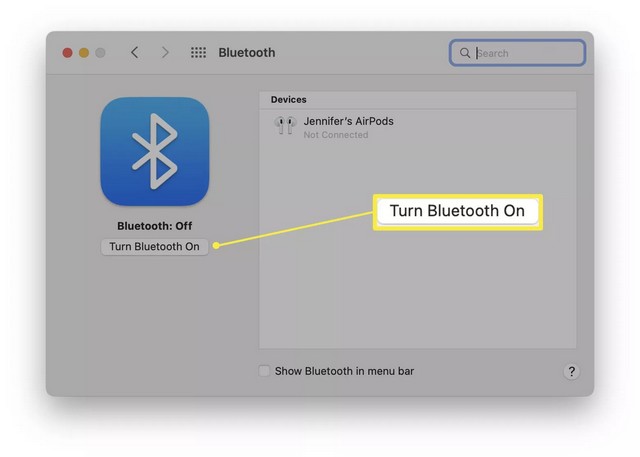 Activer le Bluetooth sur Mac
