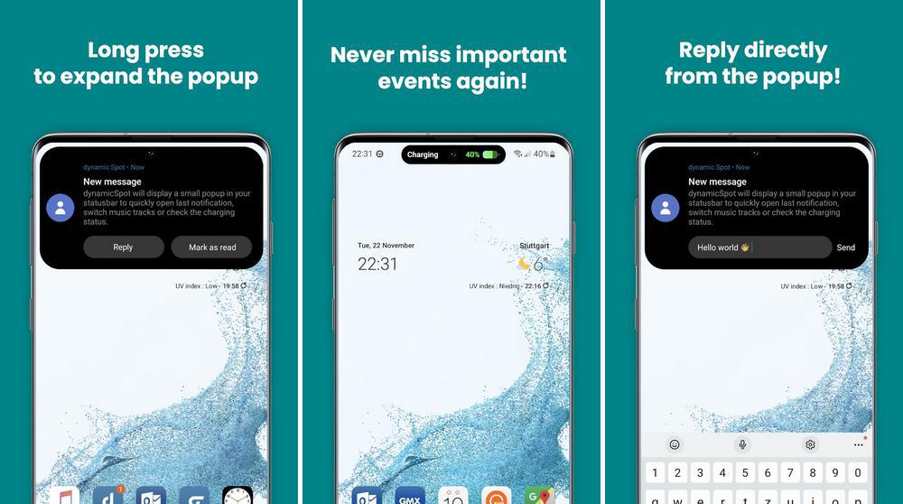 DynamicSpot - application pour personnaliser votre smartphone