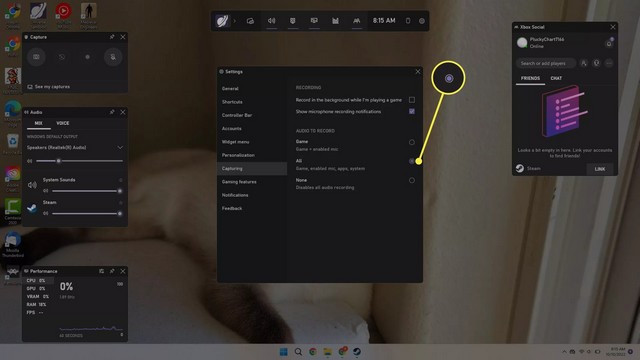 Enregistrer un écran avec audio