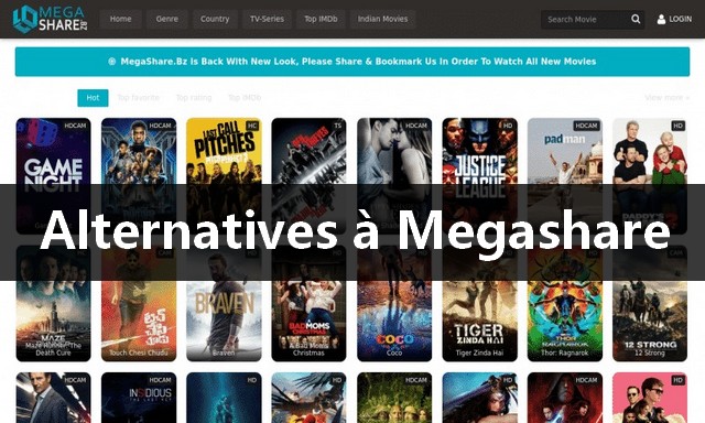 Les meilleures alternatives à Megashare pour regarder des films