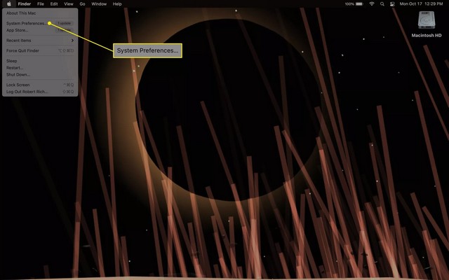 Préférences système