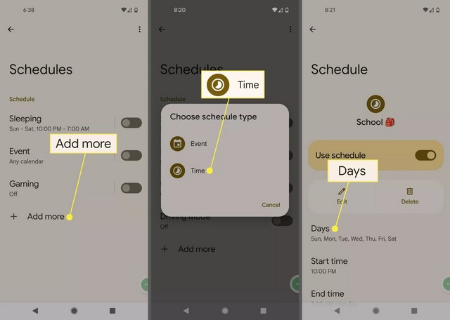Programmer automatiquement NPD