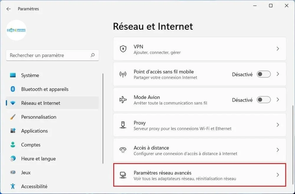Réseau et Internet