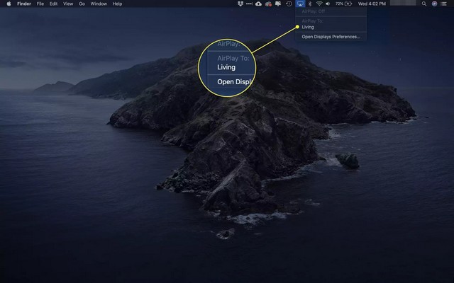 Sélectionner le nom de votre Apple TV